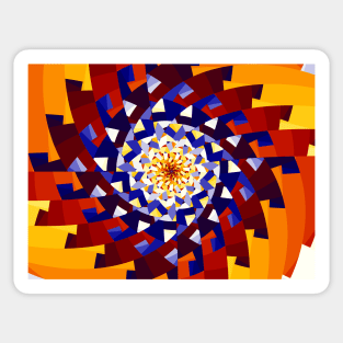 Fractal Pattern 002 Sticker